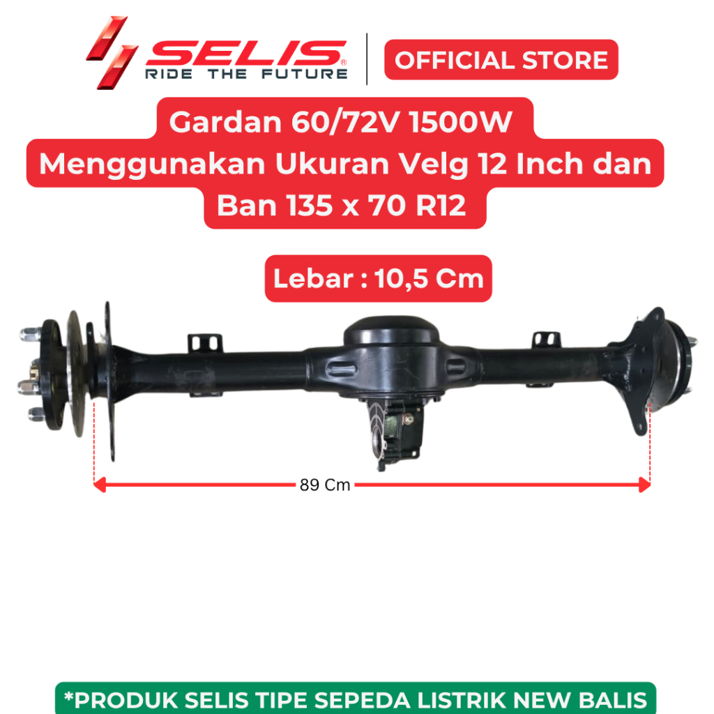 SELIS - Gardan / Dinamo 60V 1500W Motor Listrik Universal | New balis