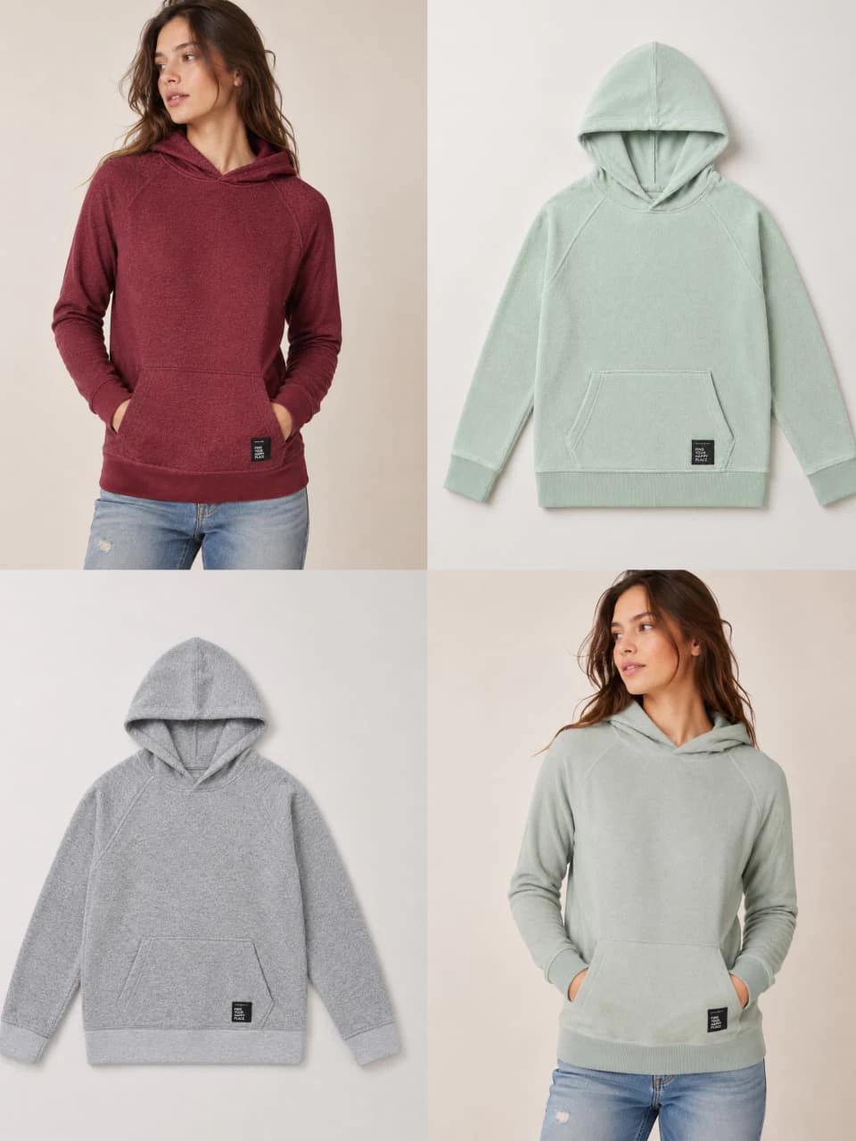 Hoodie GH by HLS Soft Brused - Sweater Hoodie Bahan Super Lembut - 2625