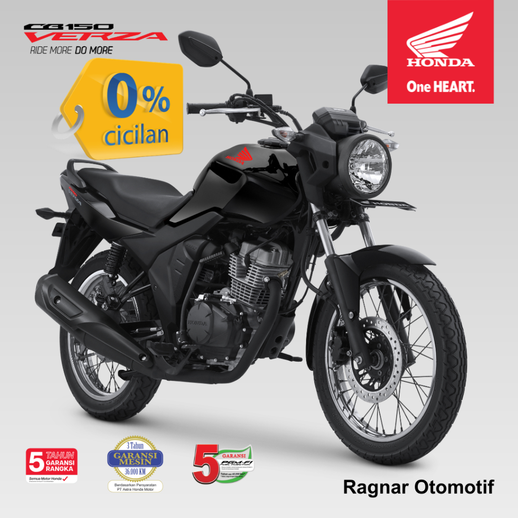 Sepeda Motor Honda CB150 Verza Baru New Asli Original Bergatansi Resmi 100%