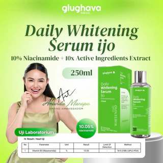 GLUGHAVA PUSAT- SERUM IJO DAILY 250ML - Fokus whitening kulit belang serta kusam