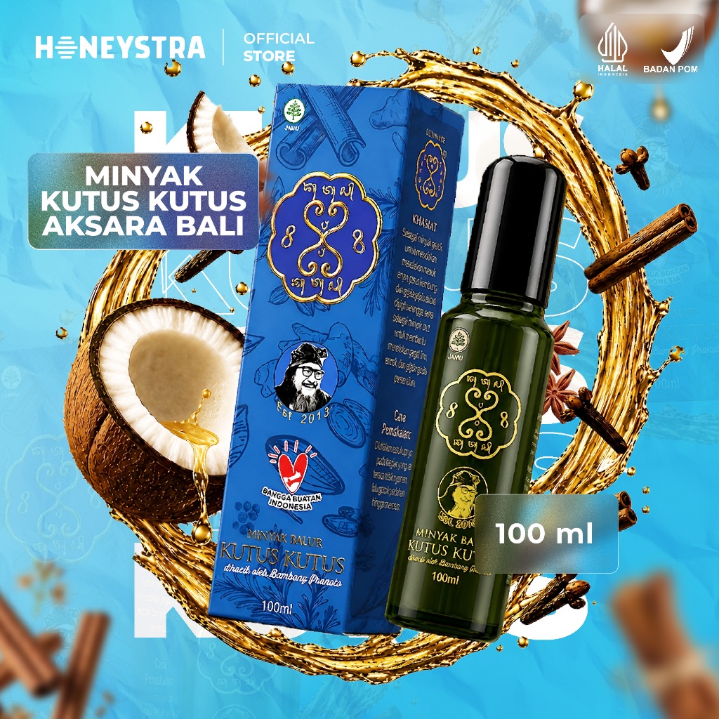 Jual Minyak Kutus Kutus Asli Bali Isi 100ml (KEMASAN BARU