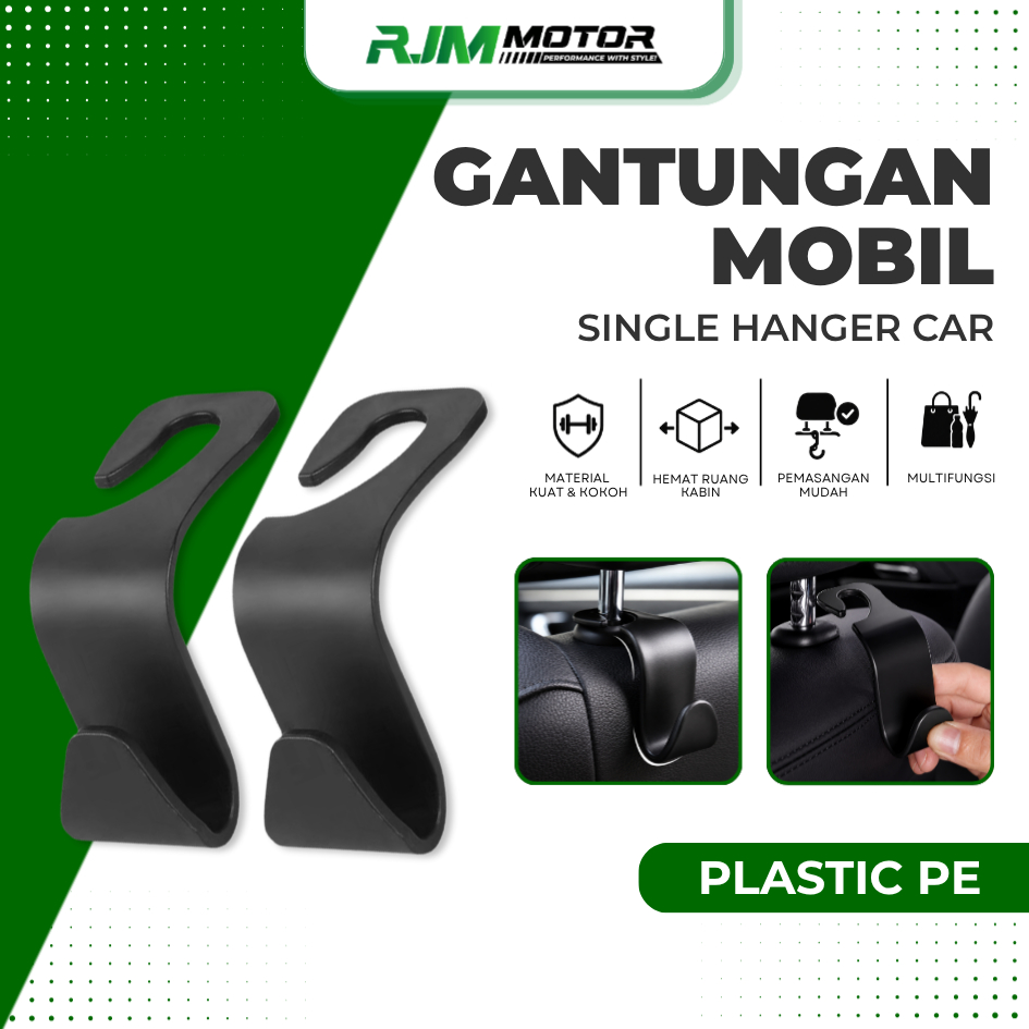 Car Headrest Hook Hanger Holder Gantungan Barang Mobil Multifungsi Harga Satuan Kuat