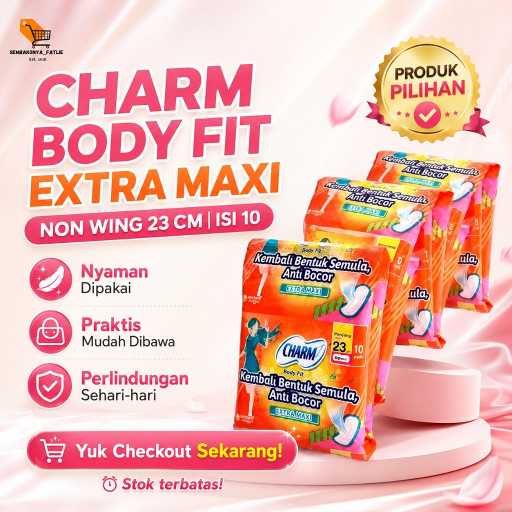 Jual PEMBALUT CHARM / SACHET / 1 RENCENG ISI 10 PCS / (NON WINGS ...