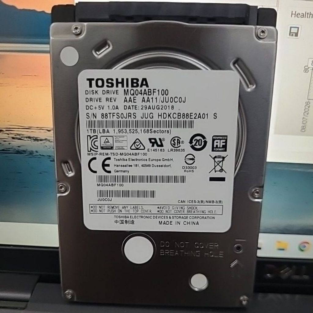 新品 TOSHIBA 1000GB 1TB 2.5 MQ04ABF100 T70 1TB Toshiba MQ04ABF100 5400RPM 128MB, Silber, 1 TB - BigaMart