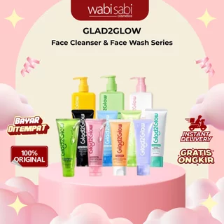 GLAD2GLOW - Face Wash Cleanser - Milk Amino Matcha Salicylic Blueberry Ceramide Tremella Vita Centella Salicylic Niacinamide Cleansing Oil Deep Pore Low pH