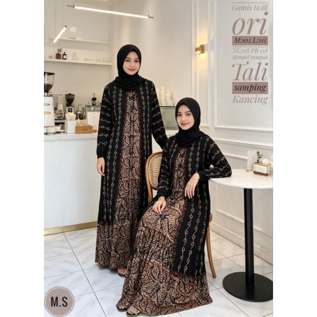 Gamis Twill Ori Shopee Indonesia 7