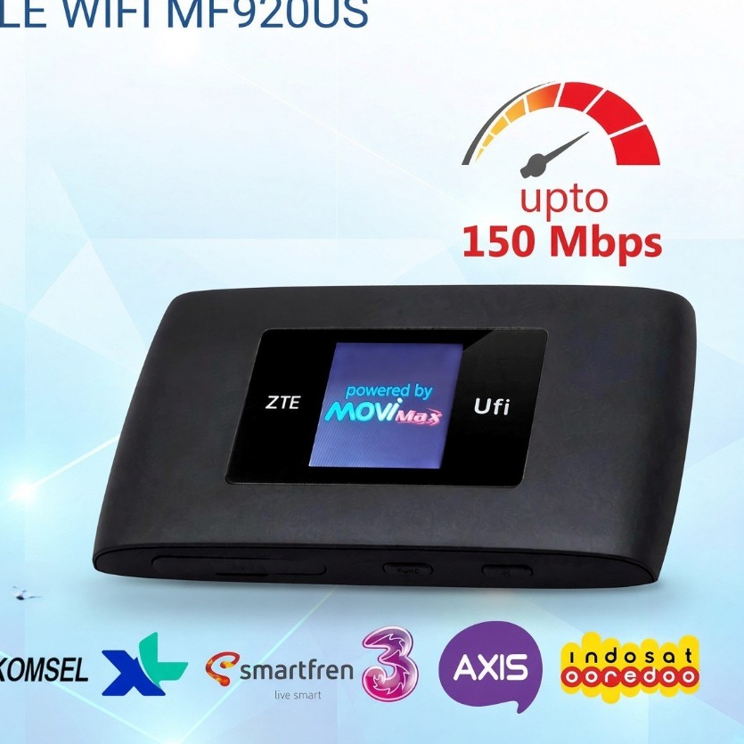 Jual Modem Mifi ZTE MF920US Movimax Router Wifi 4G LTE Mobile Wifi ...