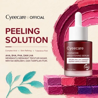 Cyeecare Peeling Solution Serum AHA Eksfoliasi Wajah - Hilangkan Noda Hitam Bekas Jerawat Komedo | Kulit Halus Glowing 20g