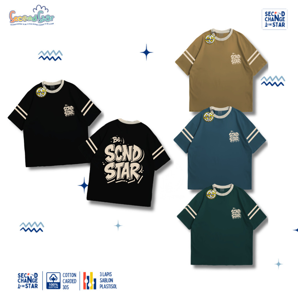 Atletics Be Star Tee Anak 1–12 Tahun - SSA155