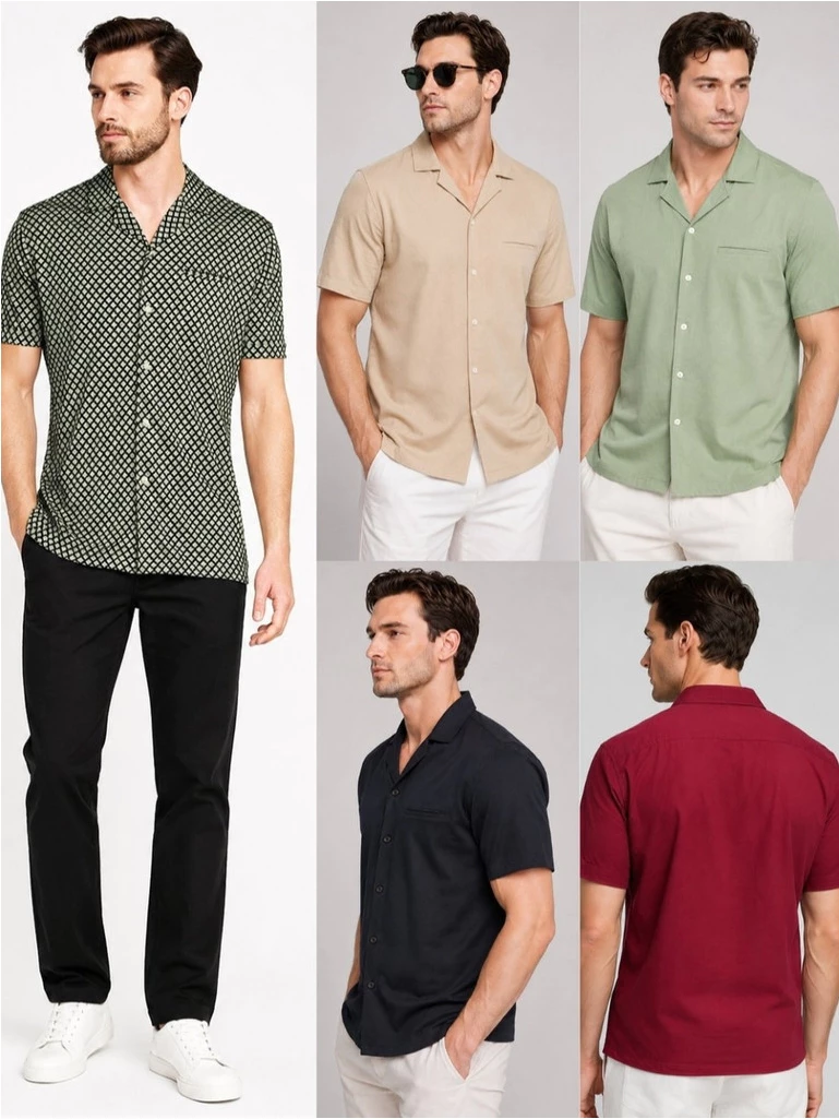 Kemeja Pria MRN Liquid Luxury Camp Shirt - 3210