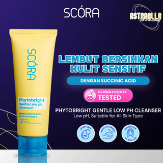 SCORA Phytobright Cleanser Gentle Low pH Glowing Facewash Vitamin E Sensitive