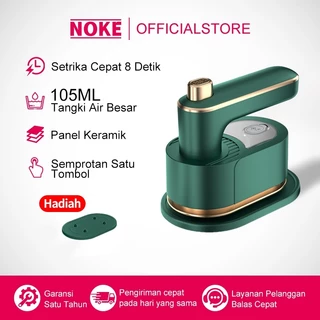NOKE Setrika Uap 2in1 Mini Portable Cepat Panas Praktis Untuk Travel Dan Rumah Tangga