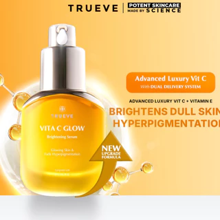 Trueve Vita C Glow Brightening Serum 20ml – Serum Vitamin C Mencerahkan & Meratakan Warna Kulit