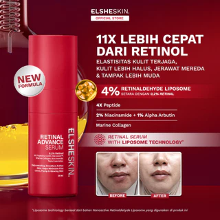 Elsheskin Retinal Advance Serum 20ml - Anti Aging Serum untuk Kulit Kenyal, Bebas Jerawat