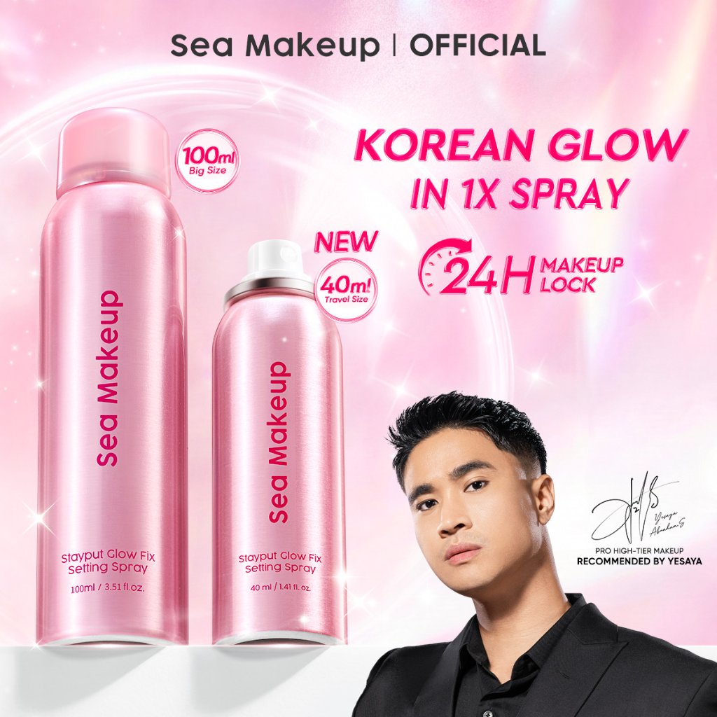 [Yesaya's Pick] Sea Makeup Stayput Glow Fix Setting Spray 100ml