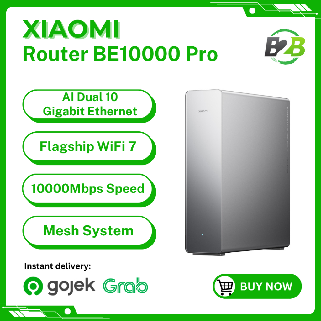 Jual Xiaomi Router BE10000 Pro Tri-band Wifi 7 Qualcomm Quad-core A7 ...