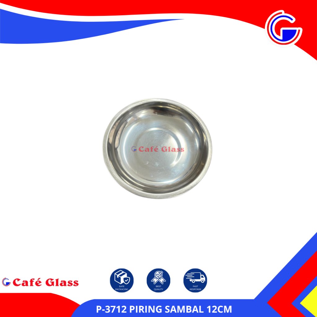 Piring Sambal Stainless 12cm Vavinci / Piring Saus Dimsum 9cm Tahan Karat Dony
