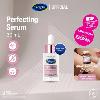 Cetaphil Bright Healthy Radiance Perfecting Serum 30ml dengan Sea Daffodil, Niacinamide, Advanced Peptide, Antioxidant C untuk Mengurangi Bintik Hitam