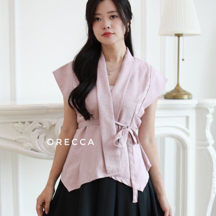 ORECCA - Sarang Top Atasan Wanita Lengan Pendek foto 4