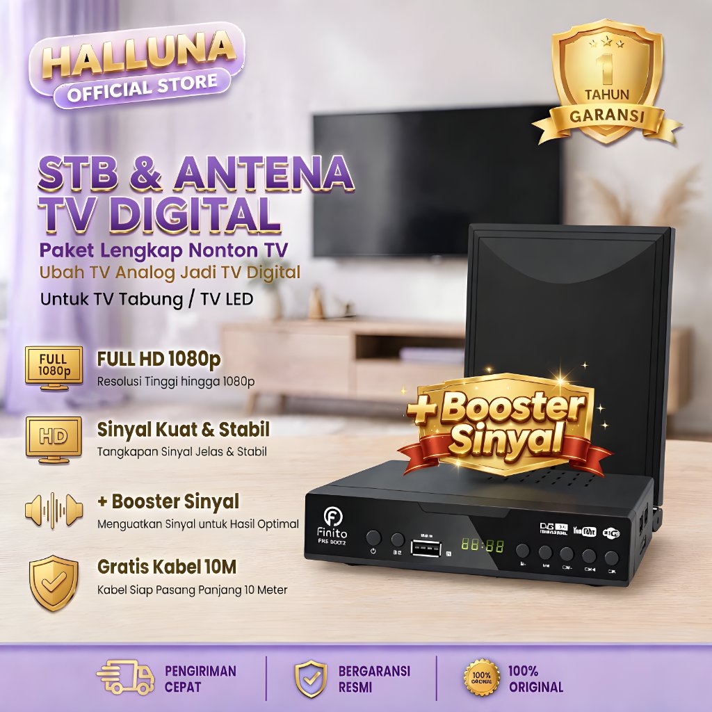 Jual Paket Hemat STB Set Top Box + Antena Digital Finito FAD600 Paket ...