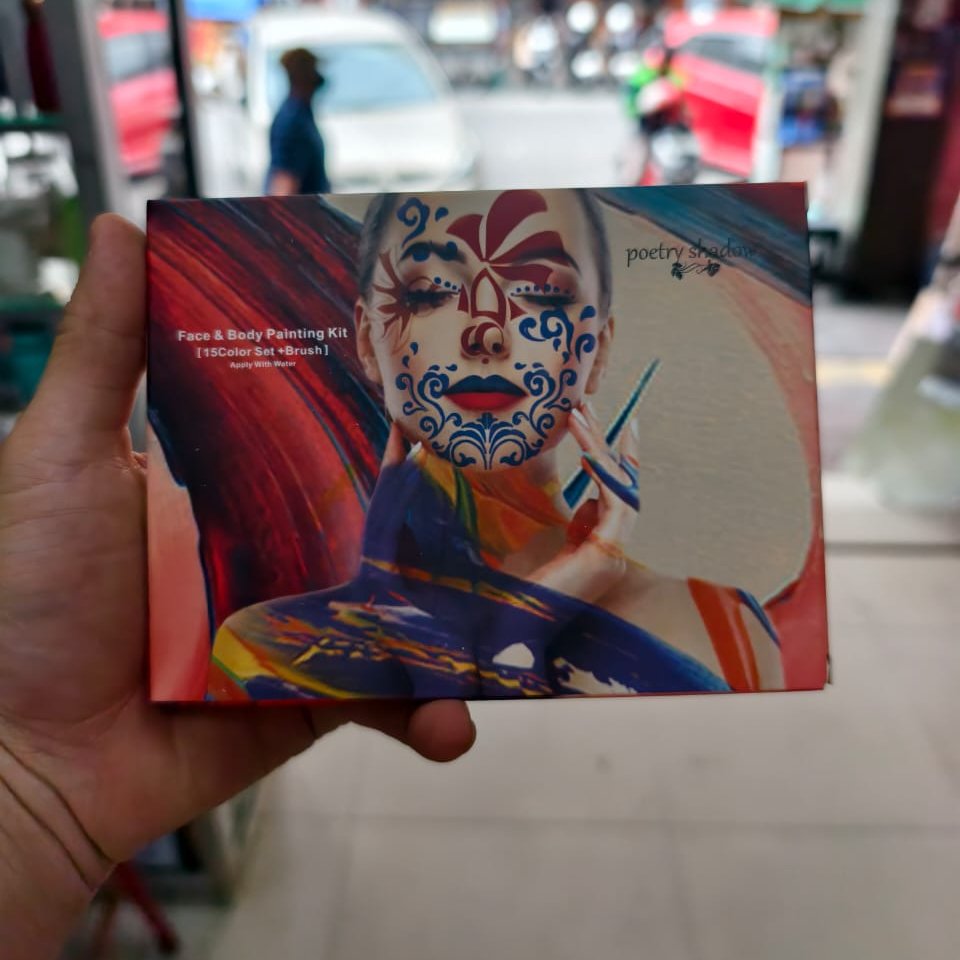 Jual Face body painting 15 warna merek vtec / setara ( giorgione) plus ...