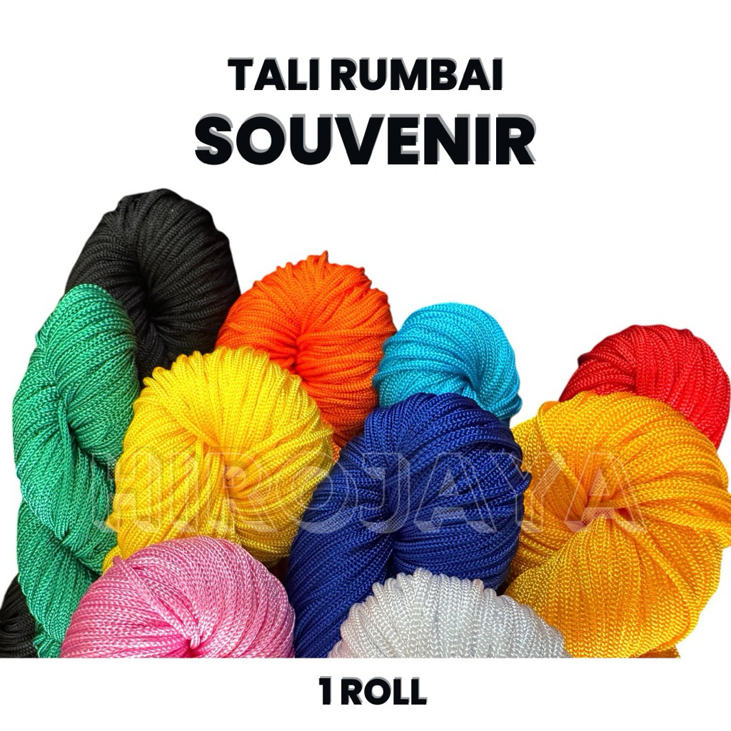 Jual Tali Rumbai/ Tali Souvenir 50gr – Per Roll Grosir | Shopee Indonesia