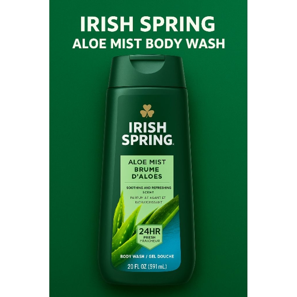 Jual Irish Spring Aloe Mist Body Wash 591ml – Sabun Mandi Cair Original ...