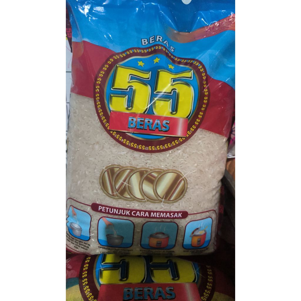 Jual Beras 55 merah 5 kg | Shopee Indonesia
