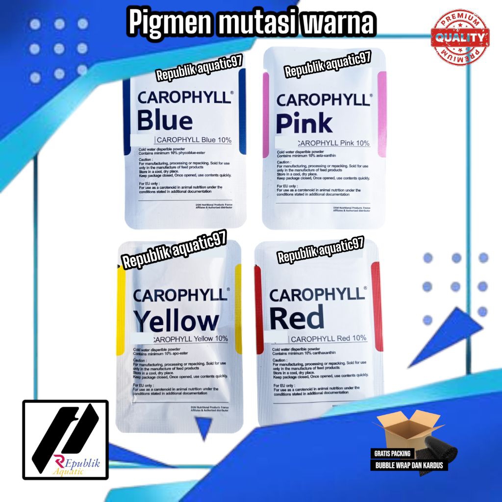 Jual Pigmen Mutasi Warna Blue Yellow Pink Red Pigmen Mutasi Mutasi