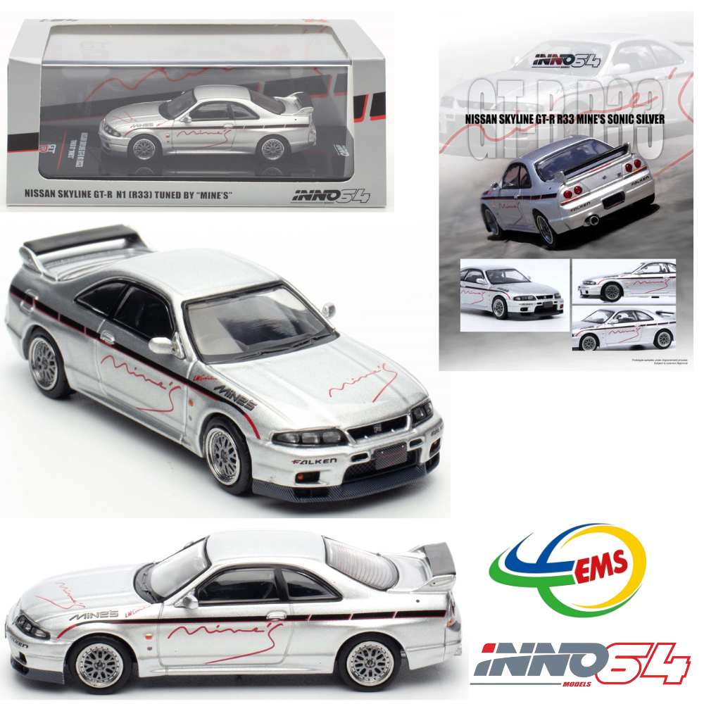 Jual IN64-R33-MINES-S - INNO64 1/64 NISSAN SKYLINE GR-R (R33) 