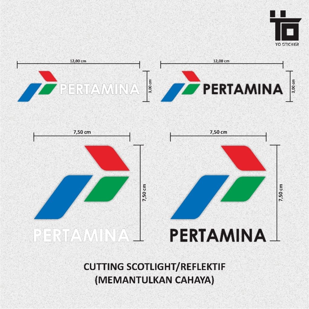 Jual STICKER PERTAMINA CUTTING SCOTLIGHT/STICKER KEREN/STICKER BUMN ...