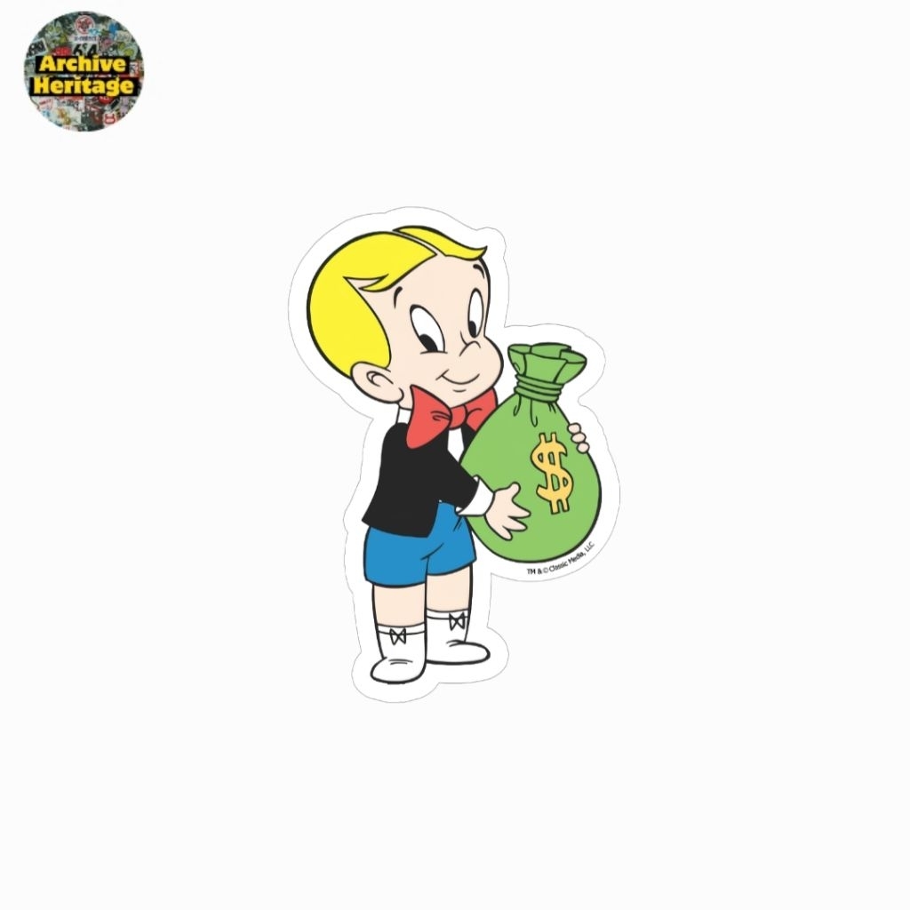 Jual sticker R!ch!e Rich m0ney comics kartun stiker | Shopee Indonesia