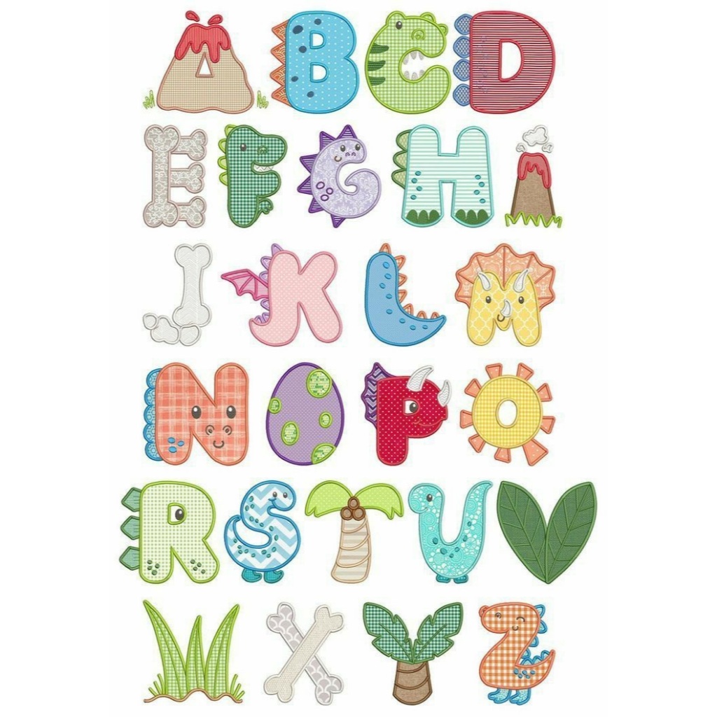 Jual TOPPER ABC / Topper HURUF ABC / Printable ABC hiasan CAKE / Topper ...