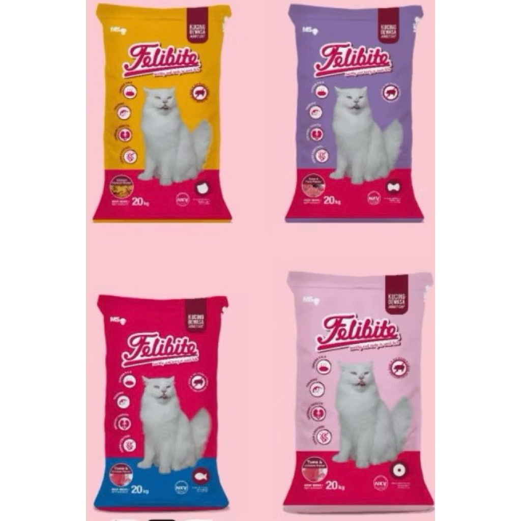 Jual Felibite Dry Food 500gr Makanan Kering untuk Kucing Dewasa Kemasan ...