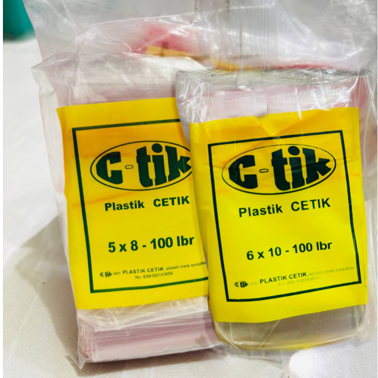 Jual Plastik CTIK/CETIK/C-TIK/klip – Isi 100 Lembar / Pack | Shopee ...
