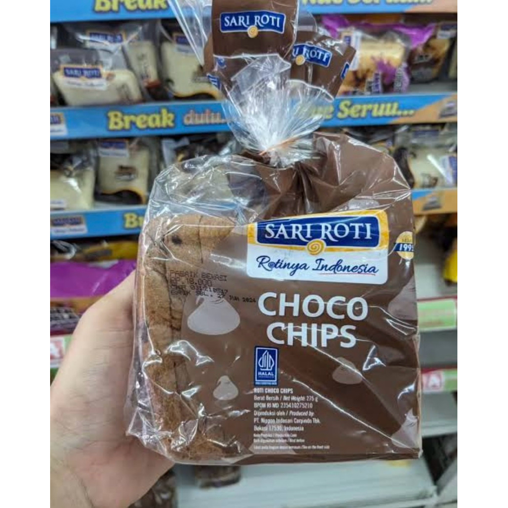 Jual Roti Tawar Choco Chips Sariroti | Shopee Indonesia