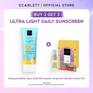 [Oily Skin Friendly] Ultra Light Daily Sunscreen SPF 50+ PA++++ [Water Based] Meresap 20an Detik (Super Ringan) dengan 7X Ceramide 9X Hyaluronic Acid & No Whitecast [Lolos Uji Invivo Invitro]