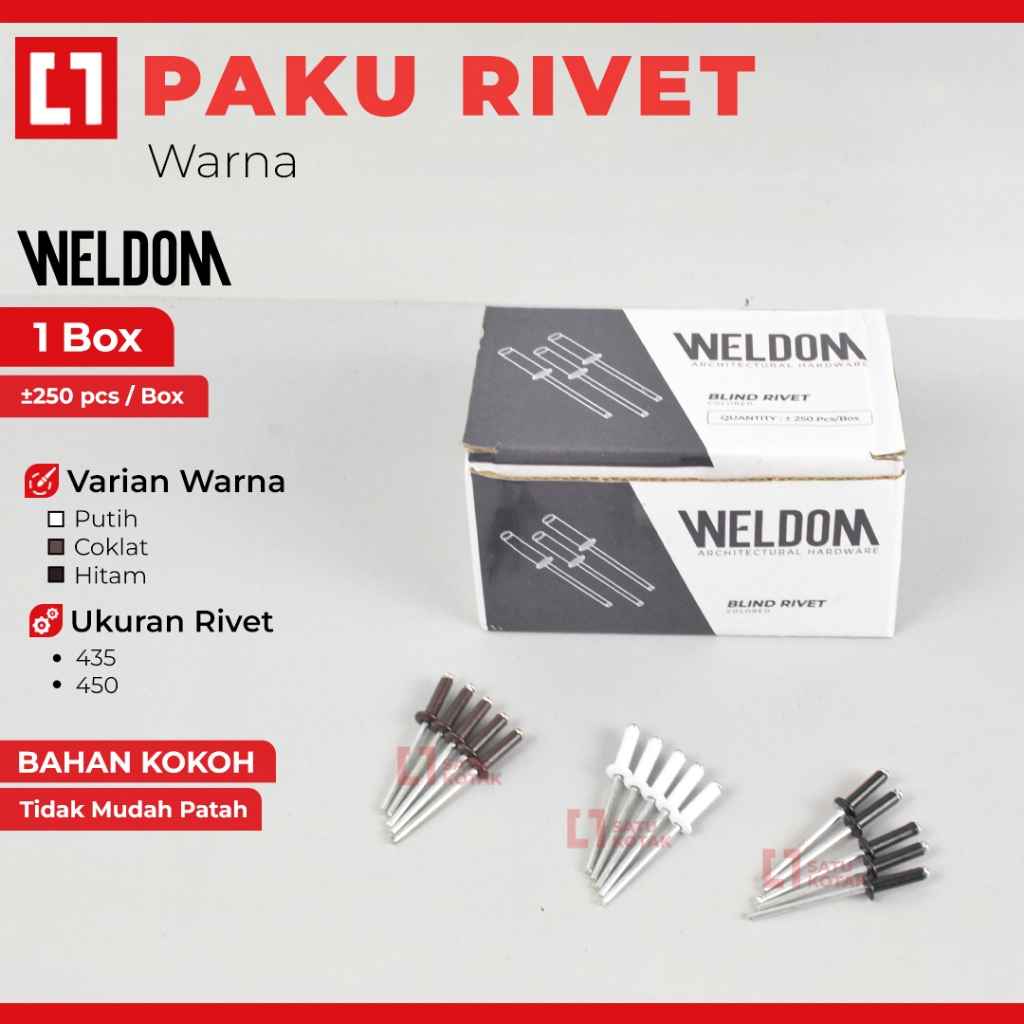 Jual Paku Rivet Terlengkap & Harga Terbaru Agustus 2026 | Shopee Indonesia