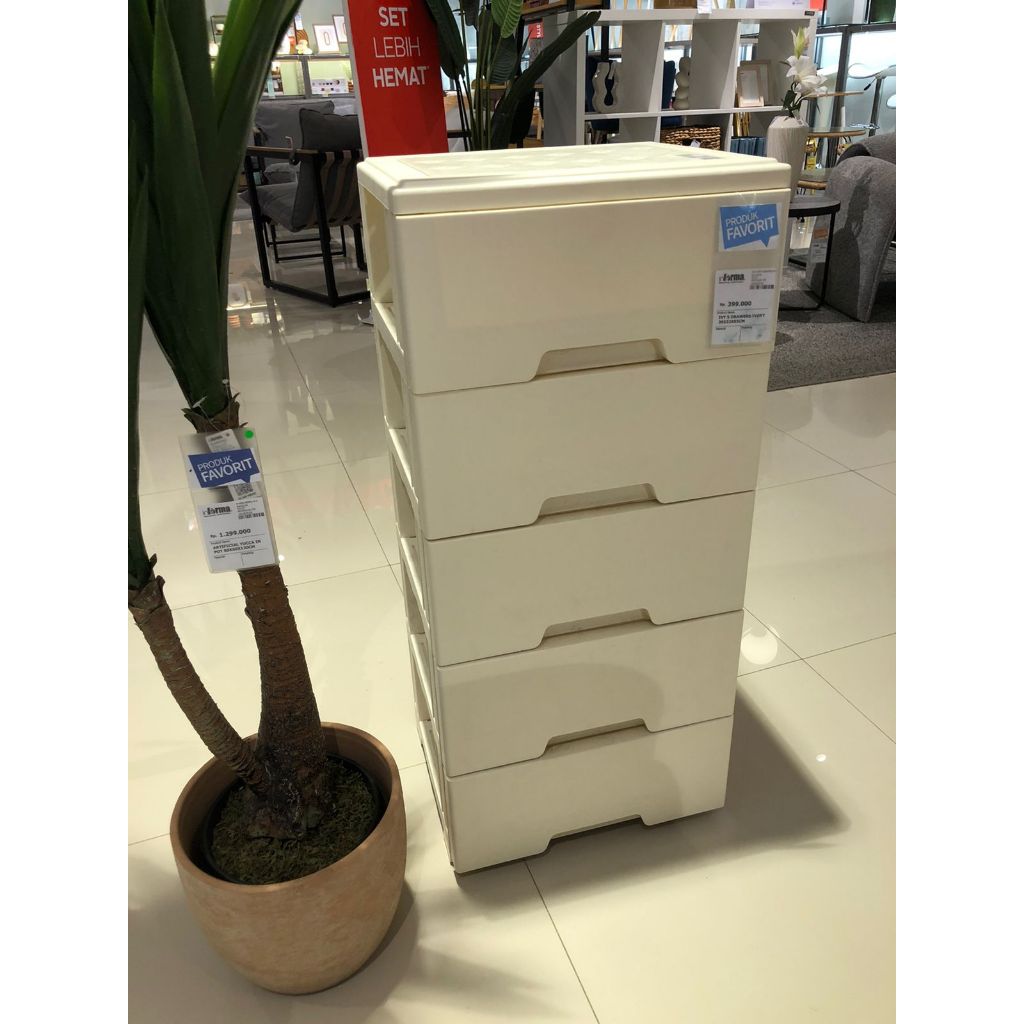 Jual INFORMA IVY Lemari Laci Penyimpanan Drawers 5 Tingkat Plastik ...