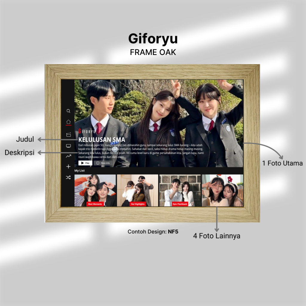 Jual Custom Foto Kenangan Frame 5R Bingkai Cetak Foto Film | Kado Unik ...