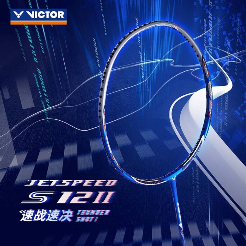 Jual RAKET BADMINTON VICTOR JETSPEED S12 GEN II TERBARU FULSET SIAP ...