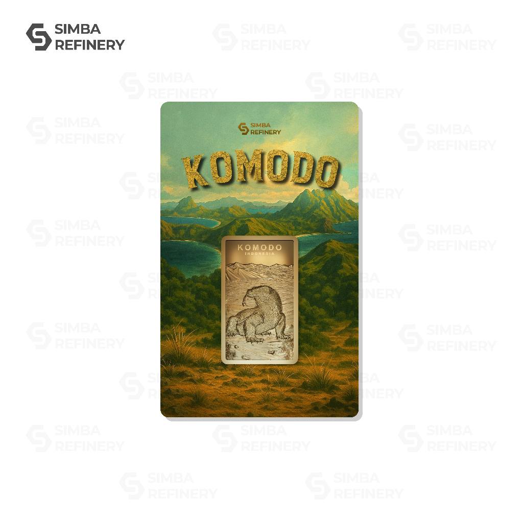 Jual Simba Refinery Logam Mulia 10 Gram Series Nusantara (Komodo ...