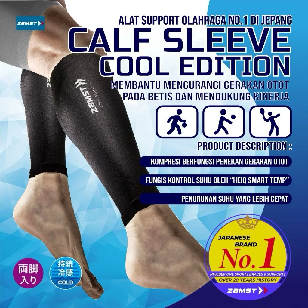 Jual Calf Sleeve Compression Support Deker Kompresi Betis Cool Edition ...