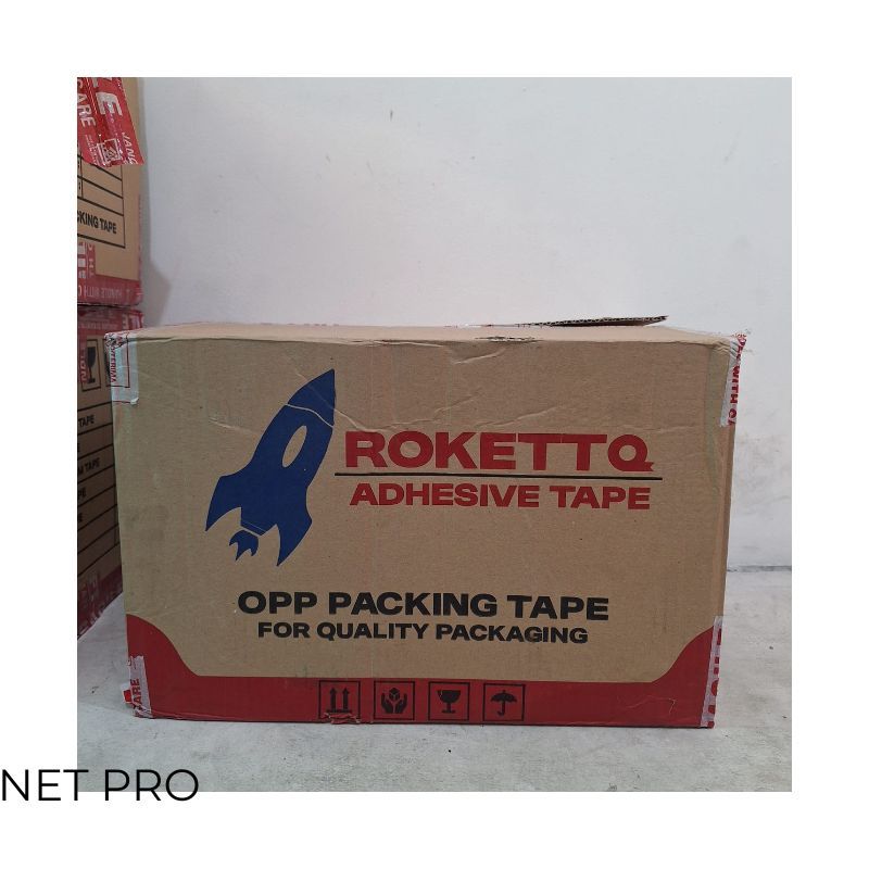 Jual Jual 1DUS Lakban rokett fragile putih Jangan di banting - lakban ...