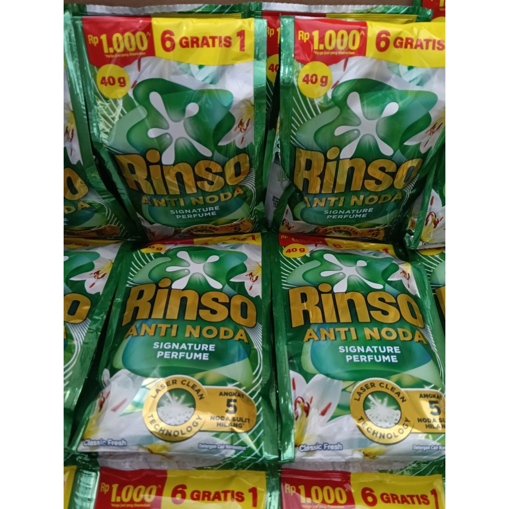 Jual Rinso cair perfume essence & Rinso cair classic Fresh 1000 an 1 ...