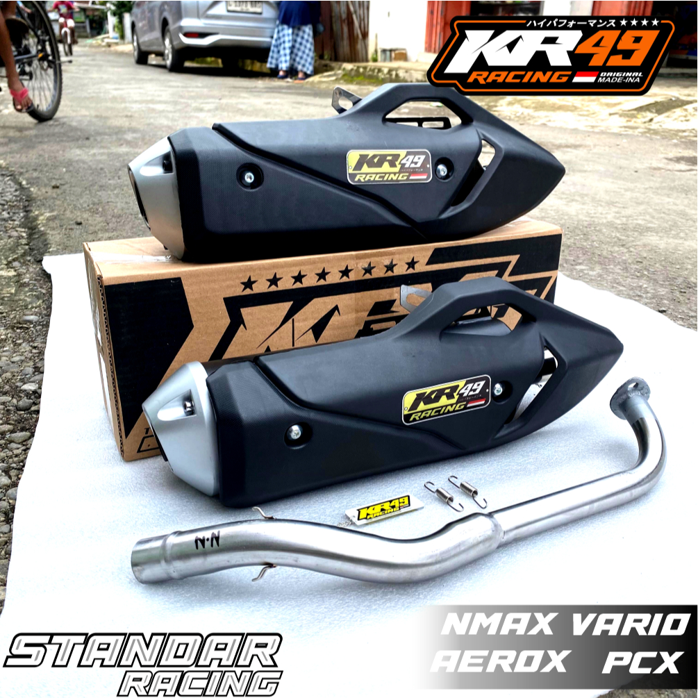 Jual KNALPOT STANDAR RACING INLET 35 TYPE TABUNG PCX ORIGINAL KR49 PCX ...