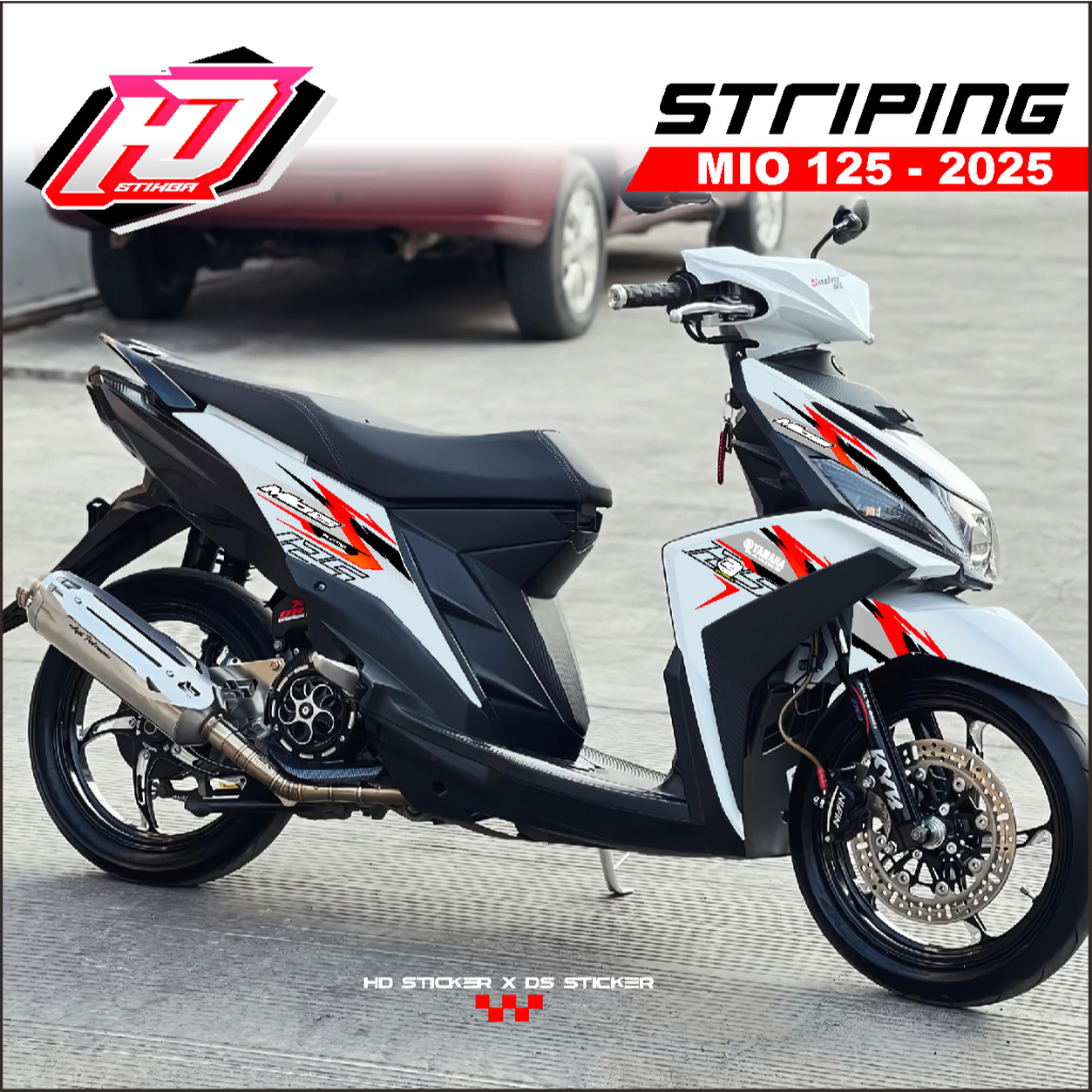 Jual Striping Stiker Mio 125 Decal Sticker Mio M3 / Mio Z / Mio 125 ...