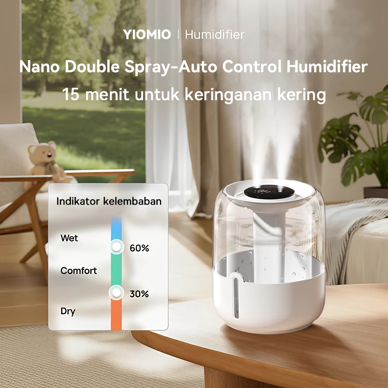 Jual COD/2025 Humidifier Air Ultrasonic Diffuser Purifier Pelembab ...