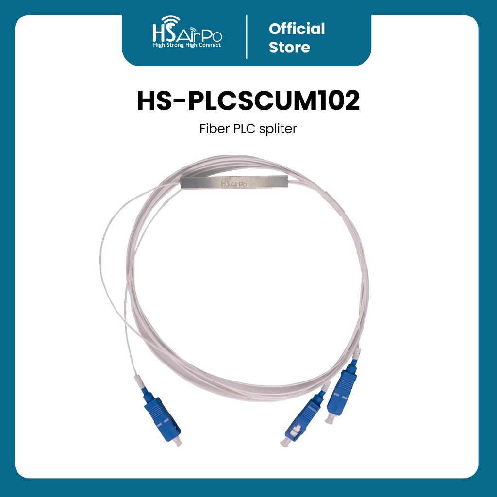 Jual HSAirPo Mini Type 1x2 PLC Splitter SC/UPC 50:50 Pembagi Sinyal ...