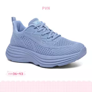 PVN Minji Sepatu Wanita Sneakers Sport Shoes Blue Blue 270